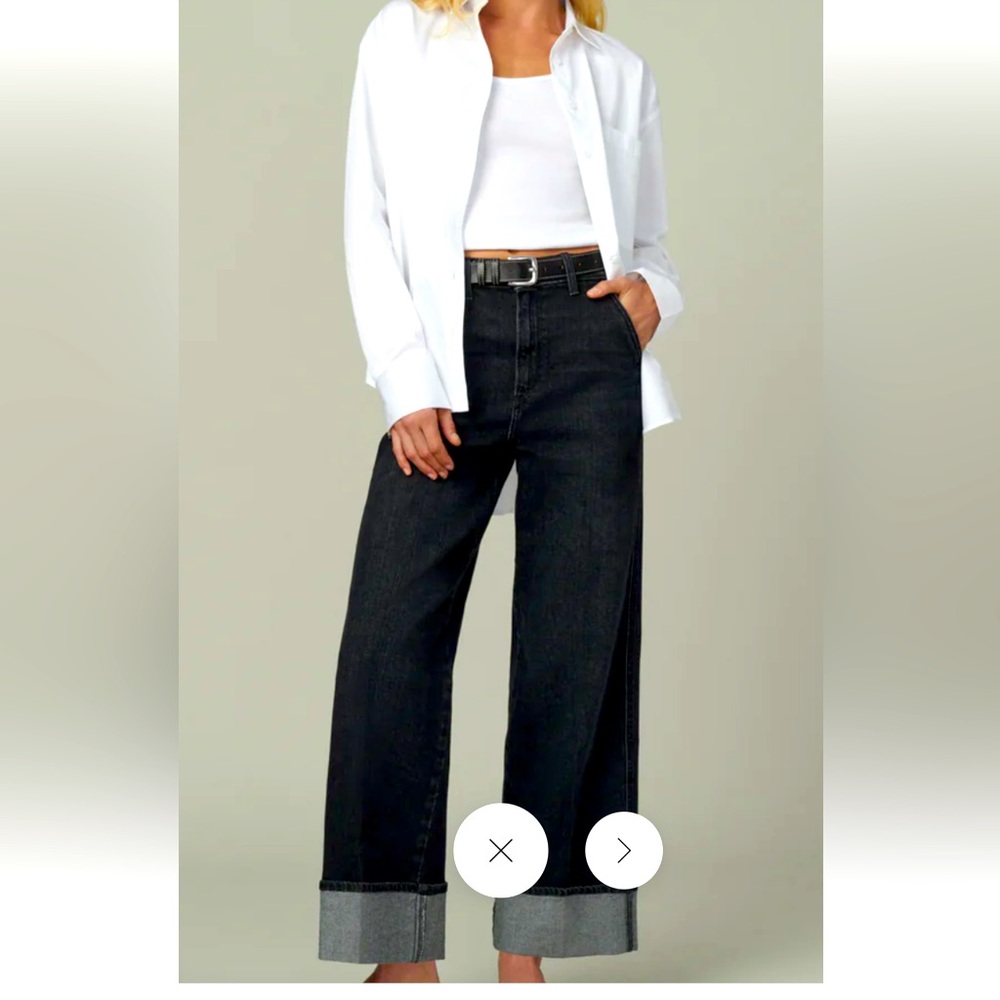 Joes Jeans Collection Mindset Wide Leg Oversized Cuff SZ27